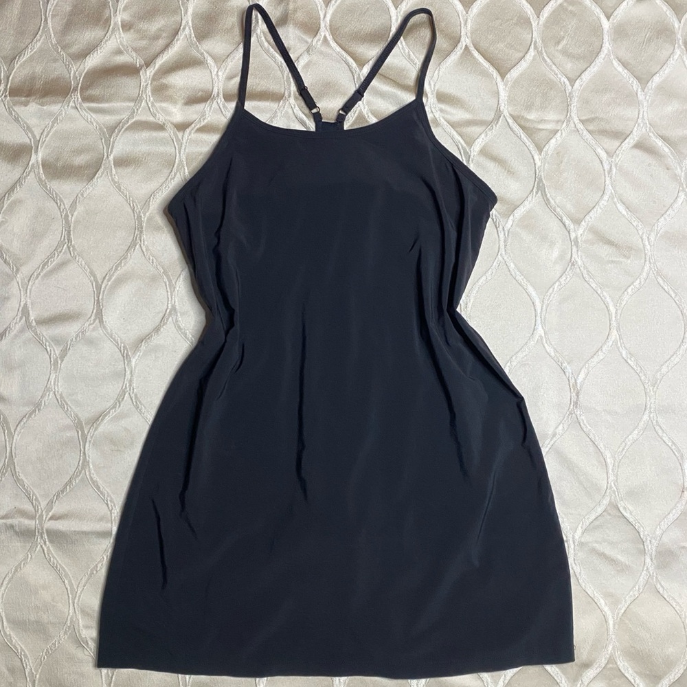 All in Motion -  Black Sports Mini Dress